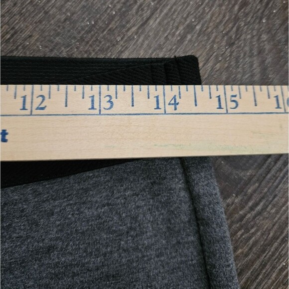 Talbots Soho Leggings Ankle Pants Size 6 Stretch Waist Band Gray Black Comfy EUC - Picture 8 of 8